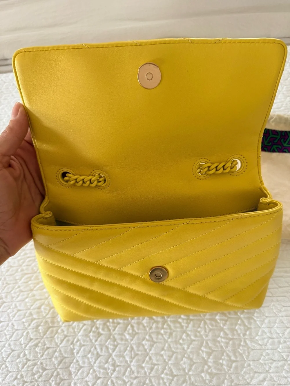 Tory Burch Kira Chevron Convertible Shoulder Bag